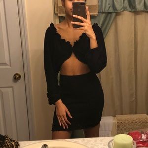 Few Tricks Up My Sleeve 2 Piece Set - Black